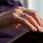 Delicate Artisan Gold Ring