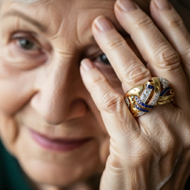 Romantic Gold Ring for Special Moments