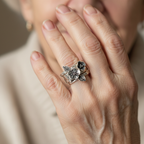 Romantic Silver Ring for Special Moments