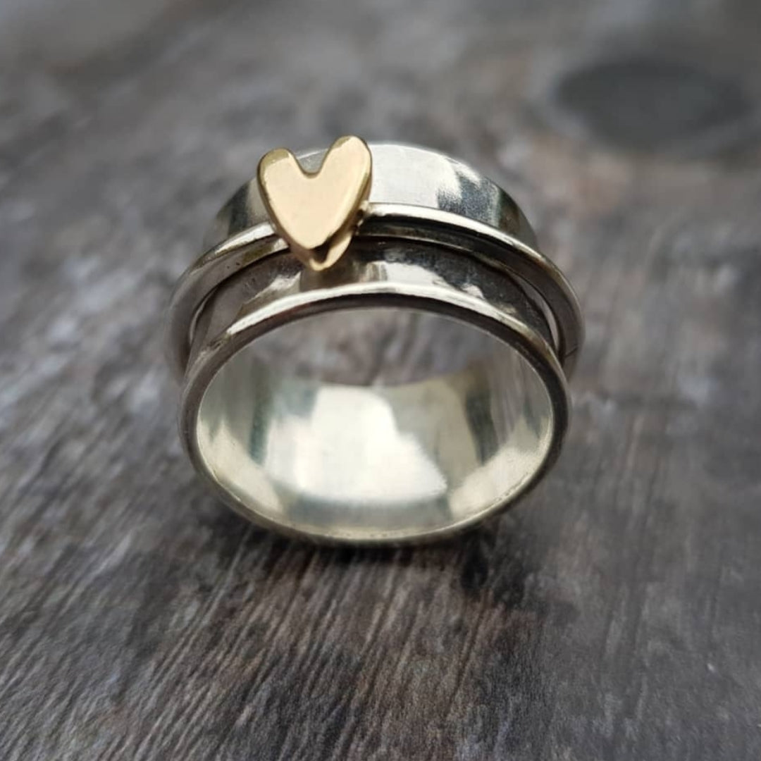 Delicate Artisan Gold Ring