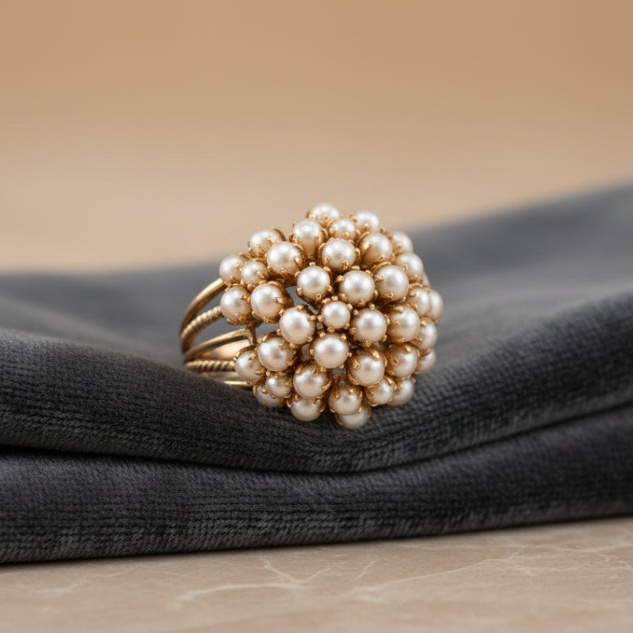 Classic Pearl Ring with Timeless Appeal