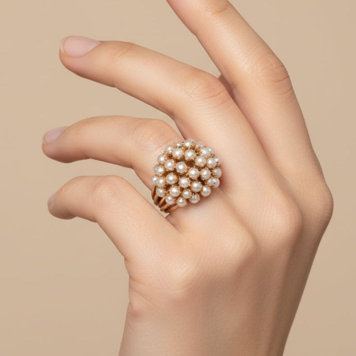 Classic Pearl Ring with Timeless Appeal