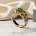 Delicate Artisan Gold Ring