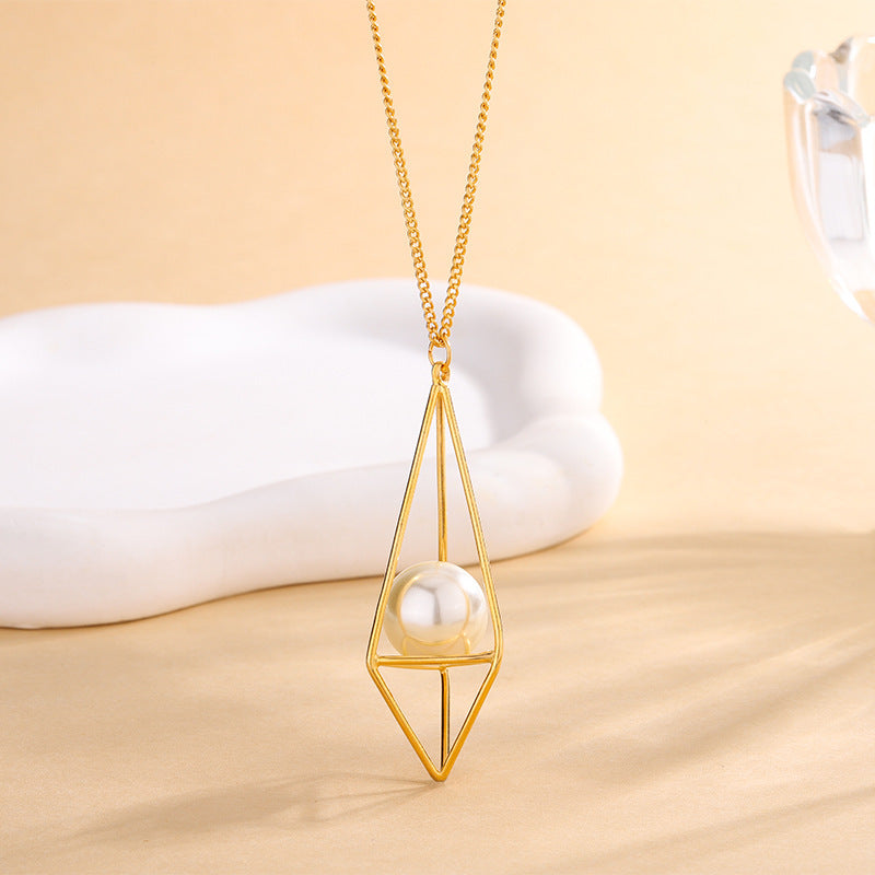 Delicate Artisan Pearl Necklace