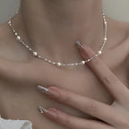 Delicate Artisan Pearl Necklace