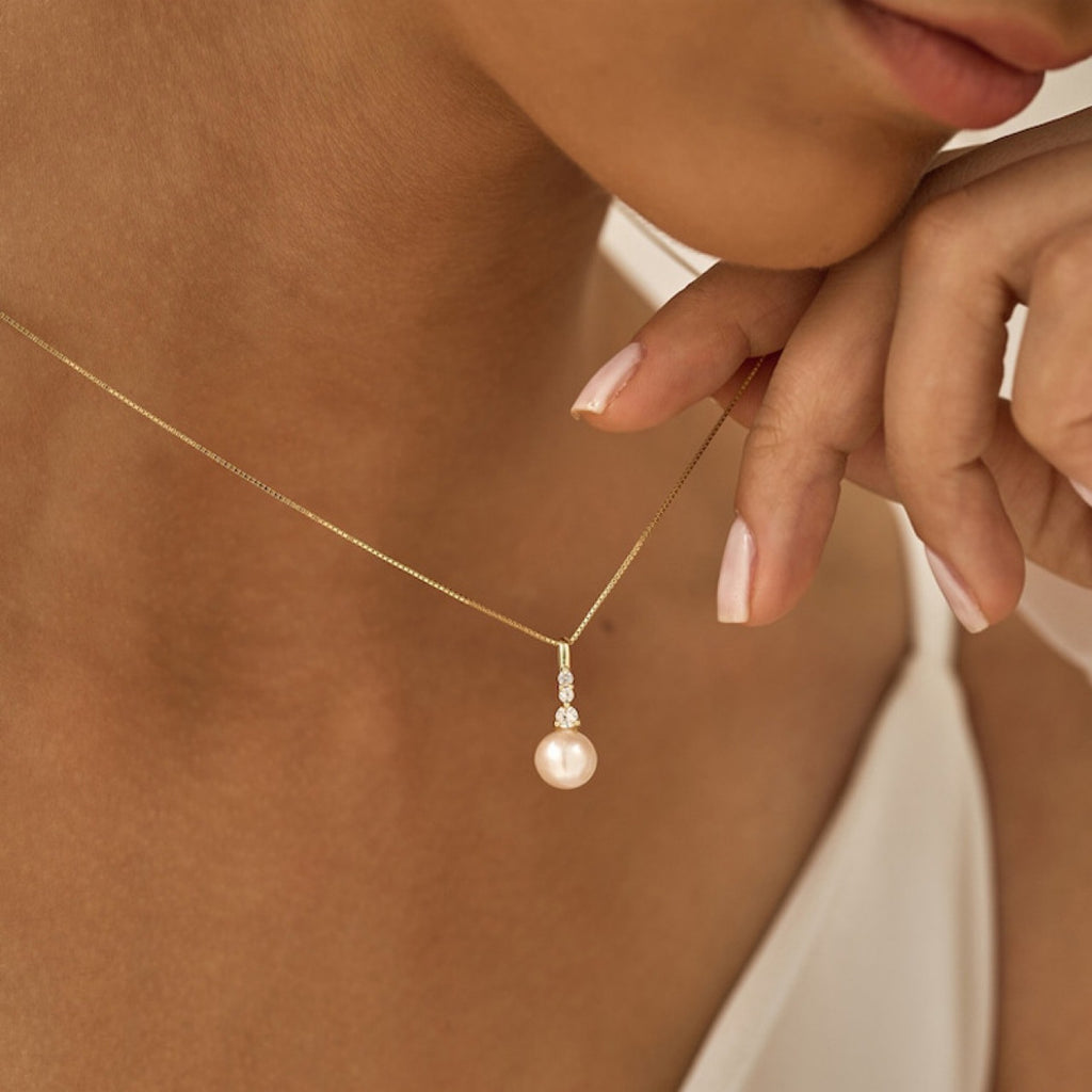 Delicate Artisan Pearl Necklace