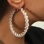 Delicate Artisan Pearl Earring