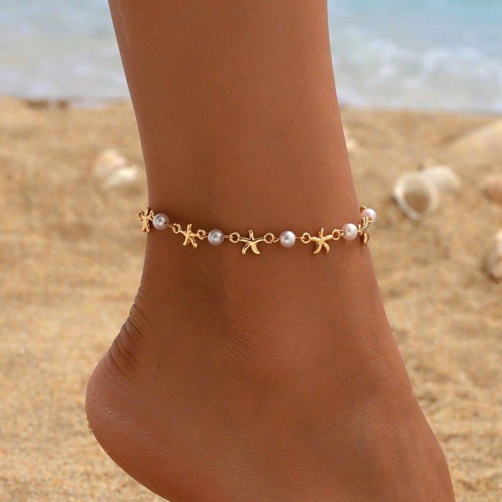 Romantic Pearl Anklet for Special Moments