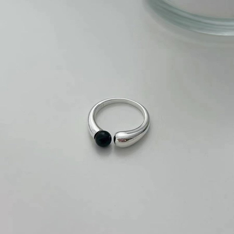 Delicate Artisan Pearl Ring