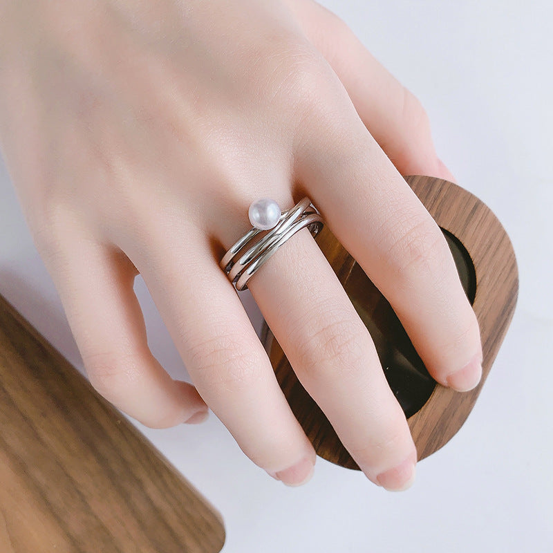 Vintage Handmade Pearl Ring