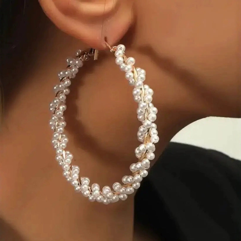 Delicate Artisan Pearl Earring