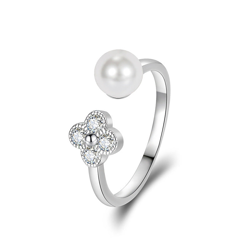 Romantic Pearl Ring for Special Moments