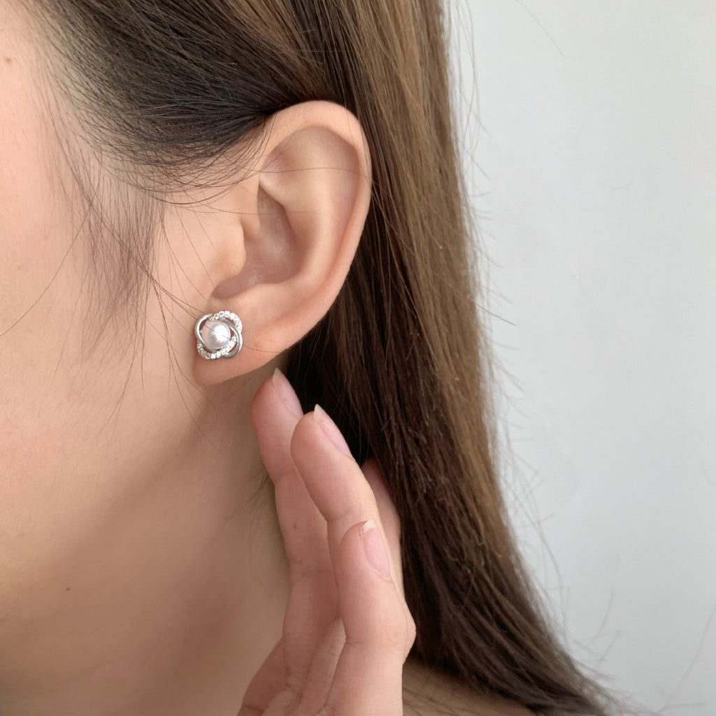 Delicate Artisan Pearl Earring