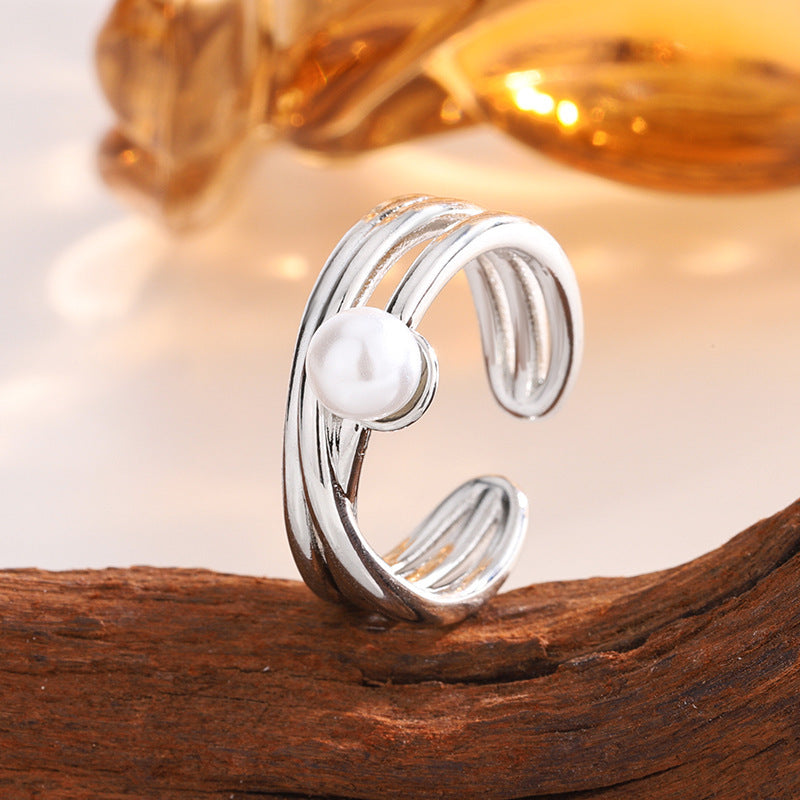 Vintage Handmade Pearl Ring