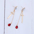 Vintage Handmade Gold Earring