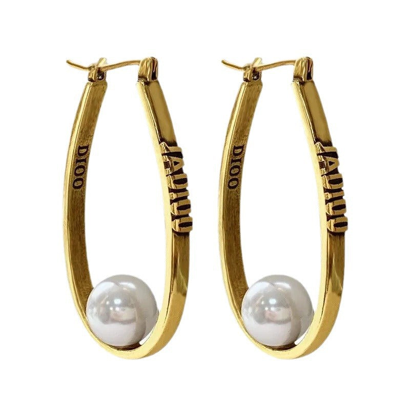 Vintage Handmade Pearl Earring