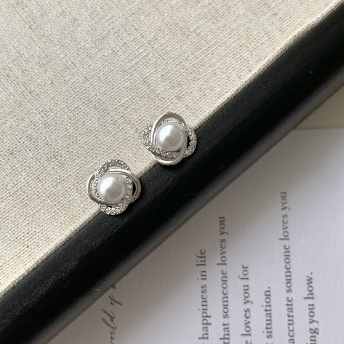 Delicate Artisan Pearl Earring