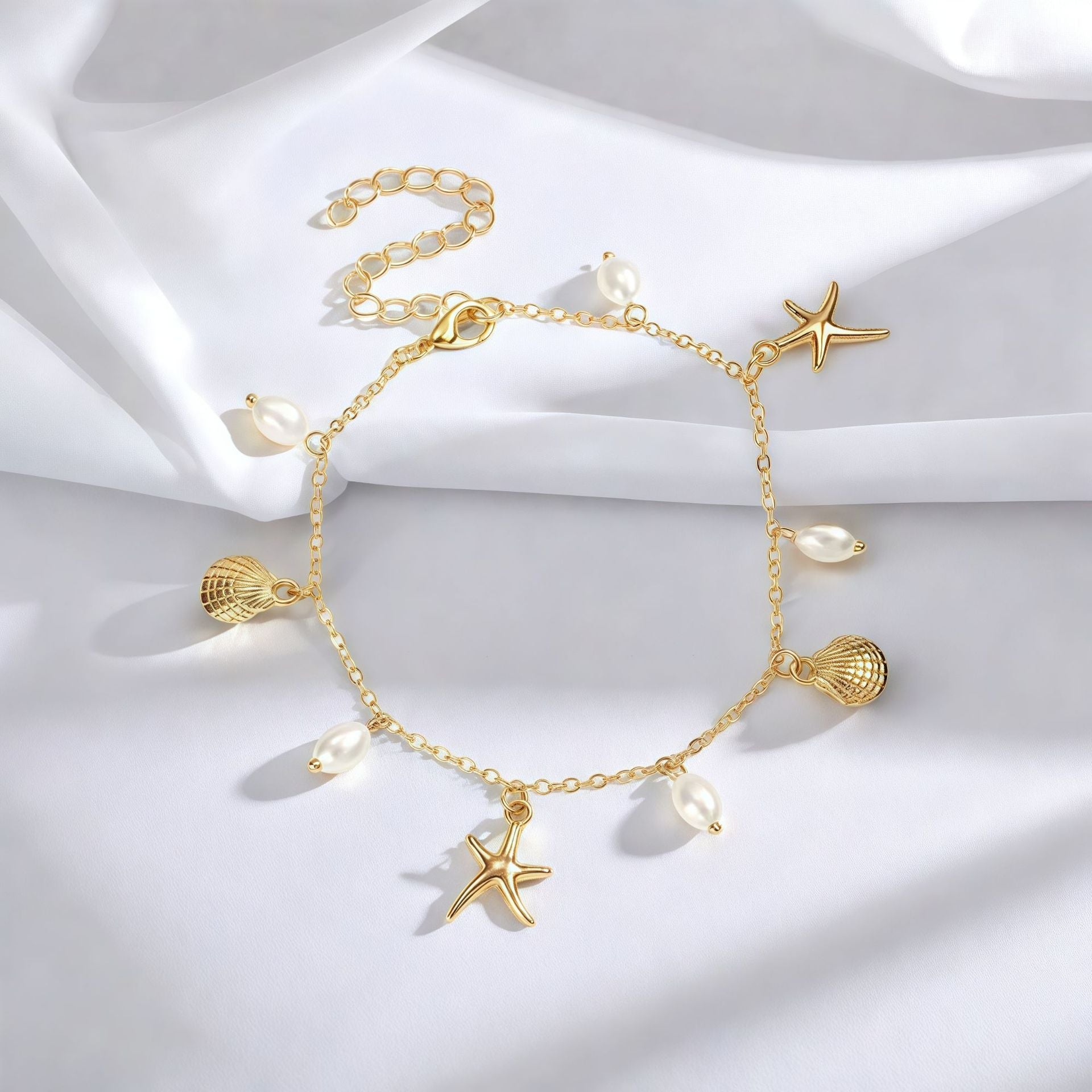 Romantic Pearl Anklet for Special Moments