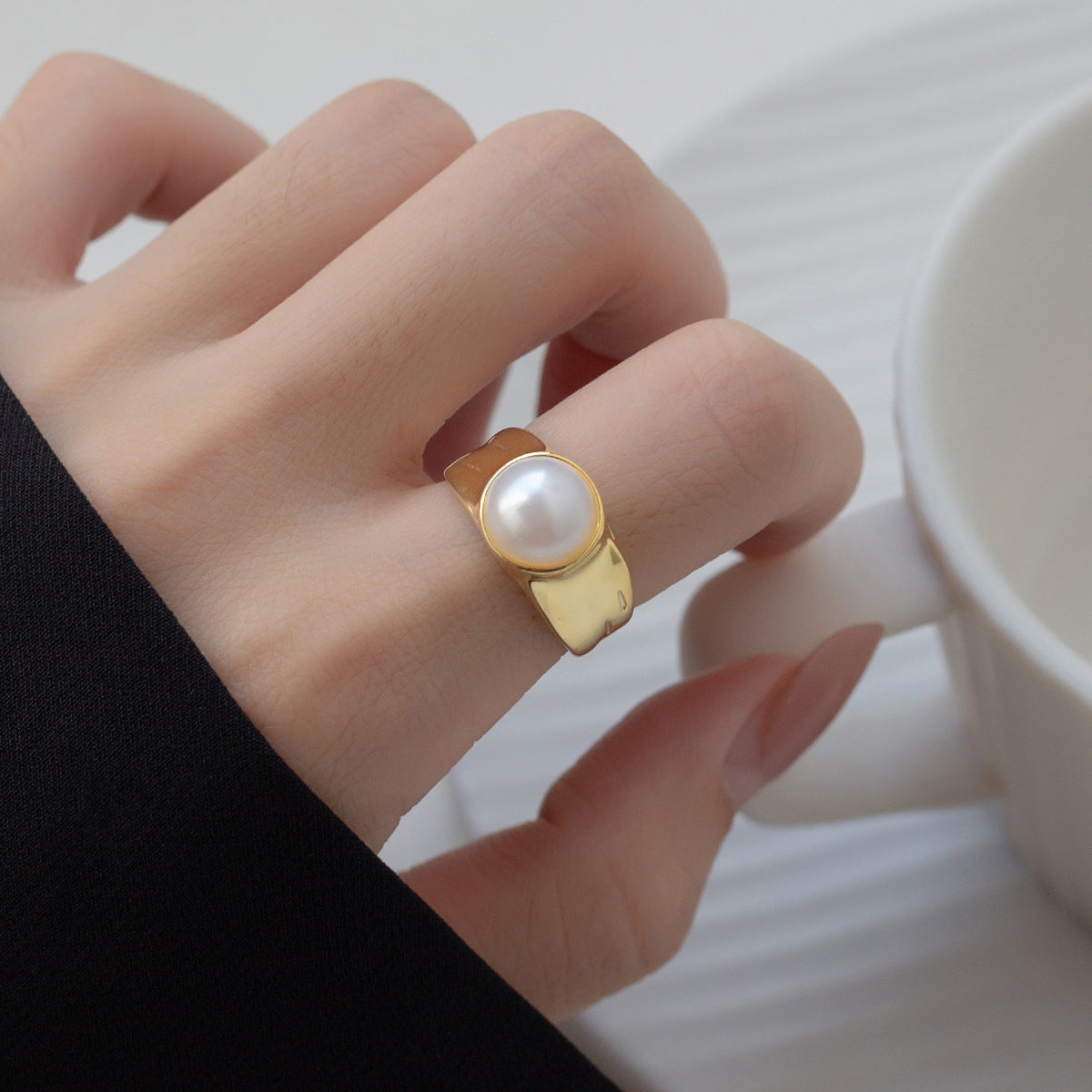 Elegant Pearl Ring for Every Occasion