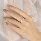 Romantic Pearl Ring for Special Moments