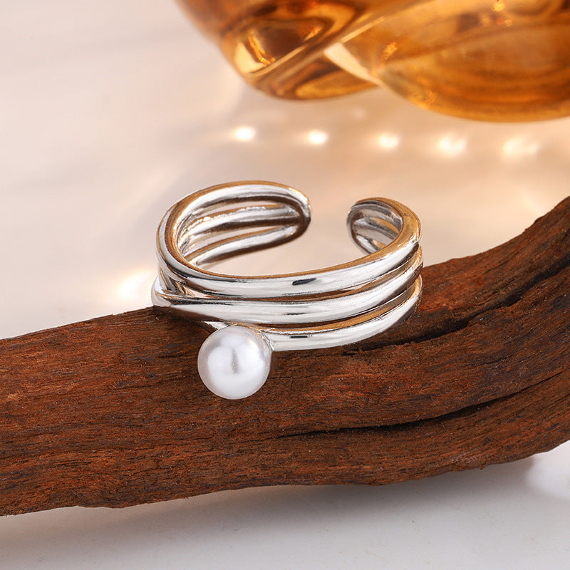 Vintage Handmade Pearl Ring