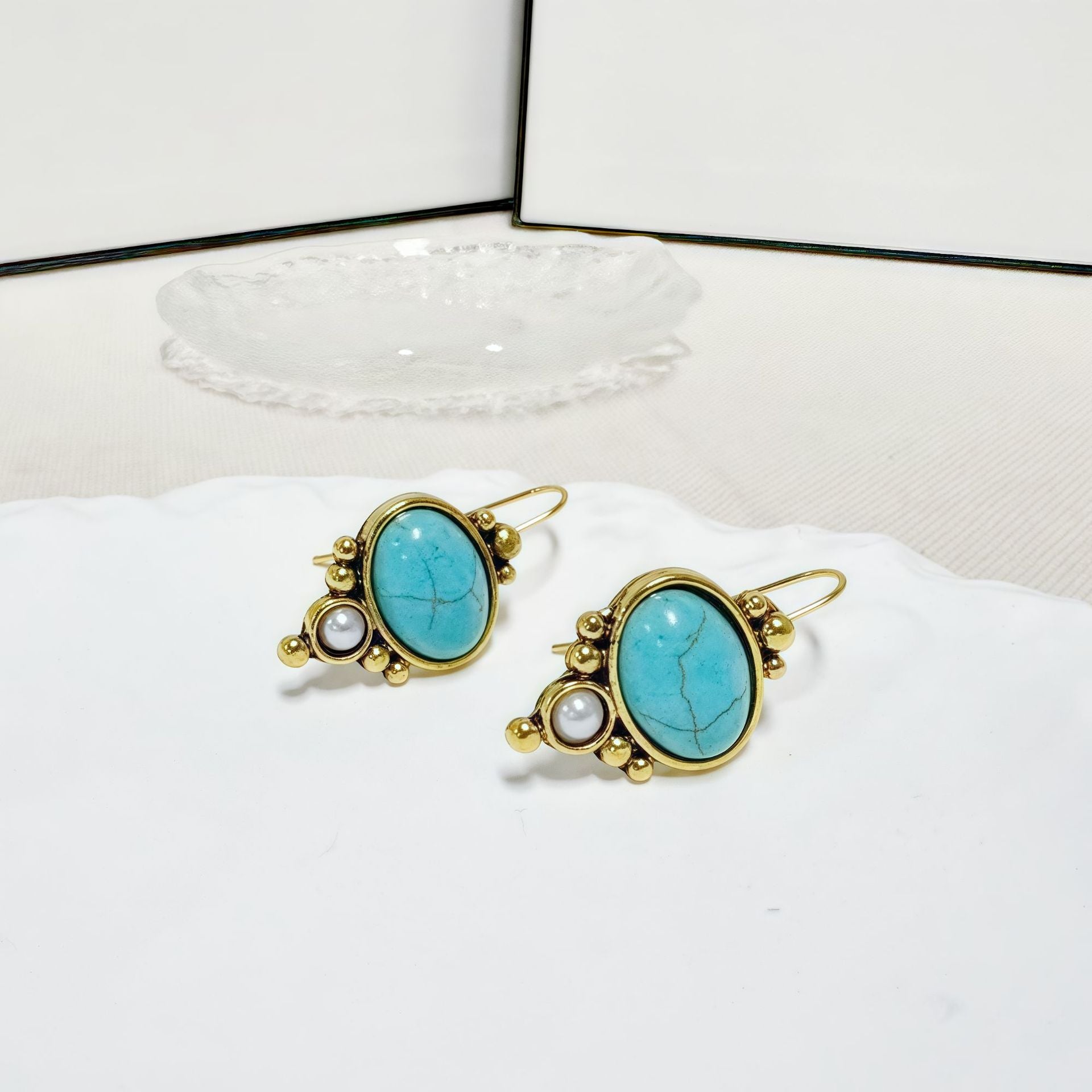 Delicate Artisan Pearl Earring