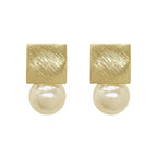Delicate Artisan Pearl Earring