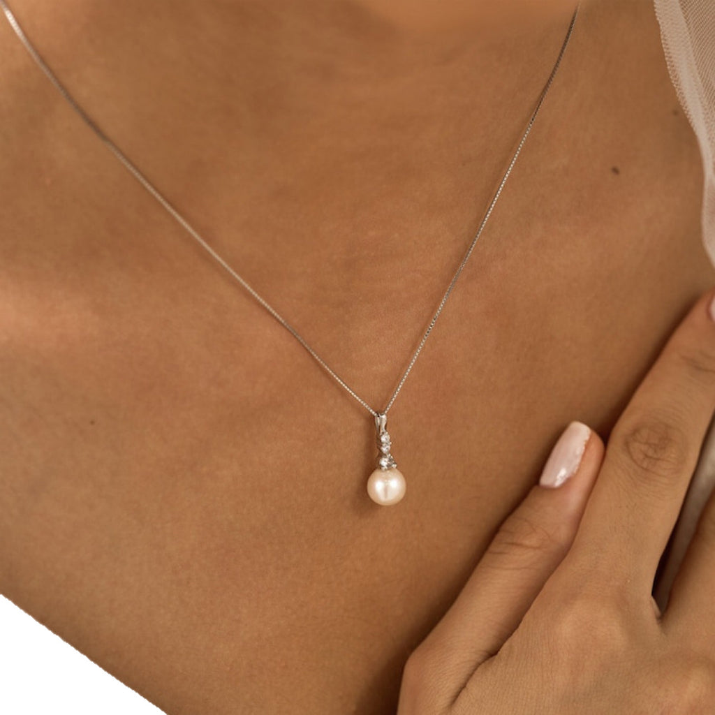 Delicate Artisan Pearl Necklace