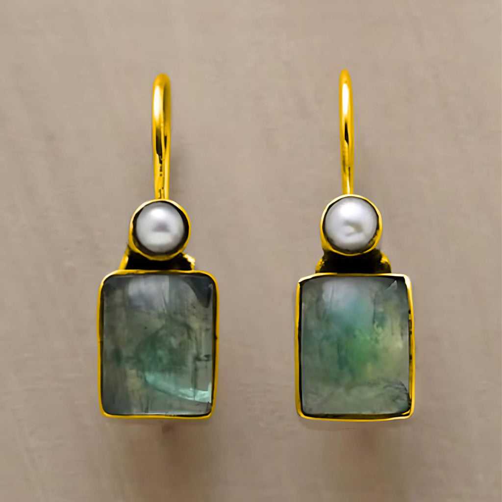 Delicate Artisan Pearl Earring
