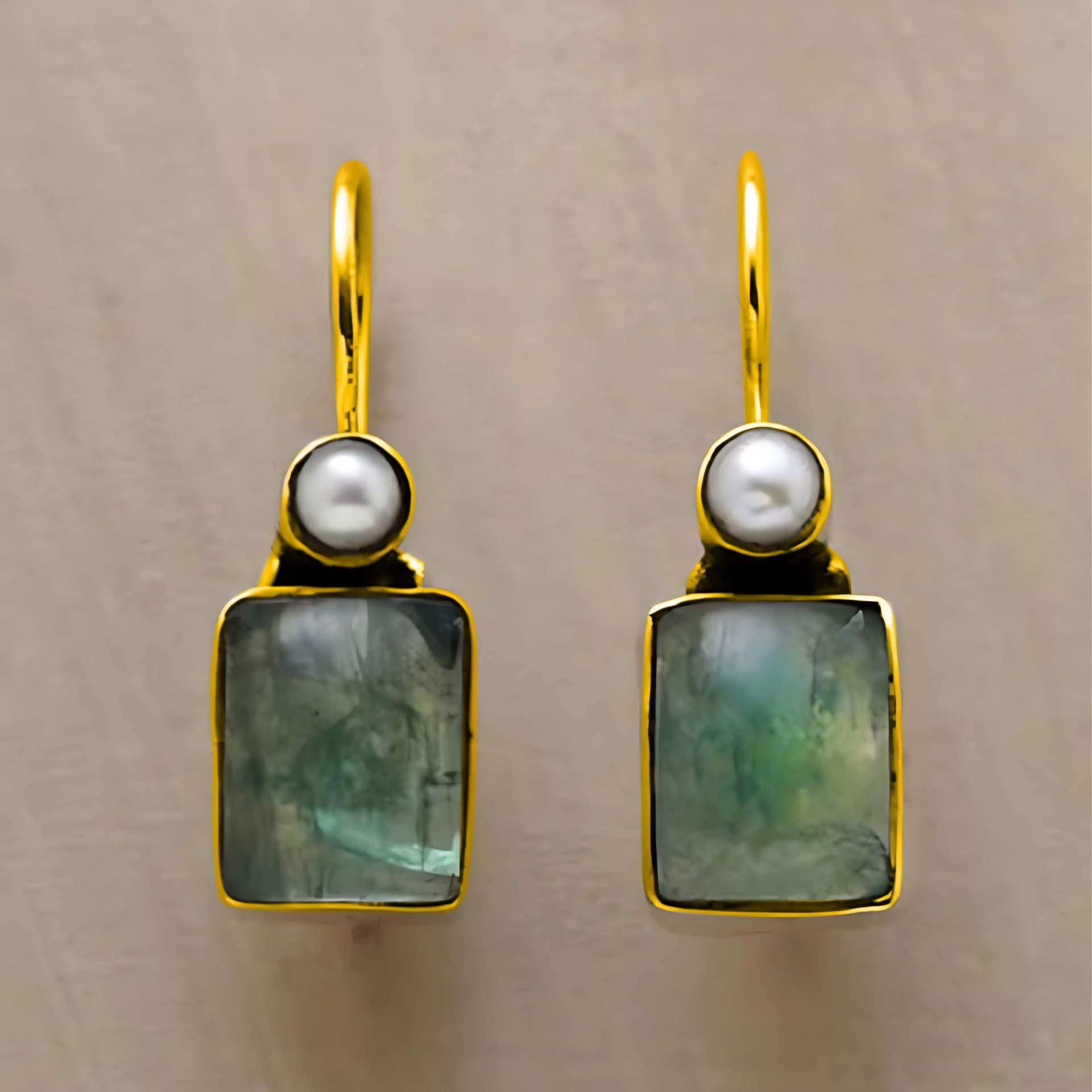 Delicate Artisan Pearl Earring