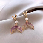 Delicate Artisan Pearl Earring