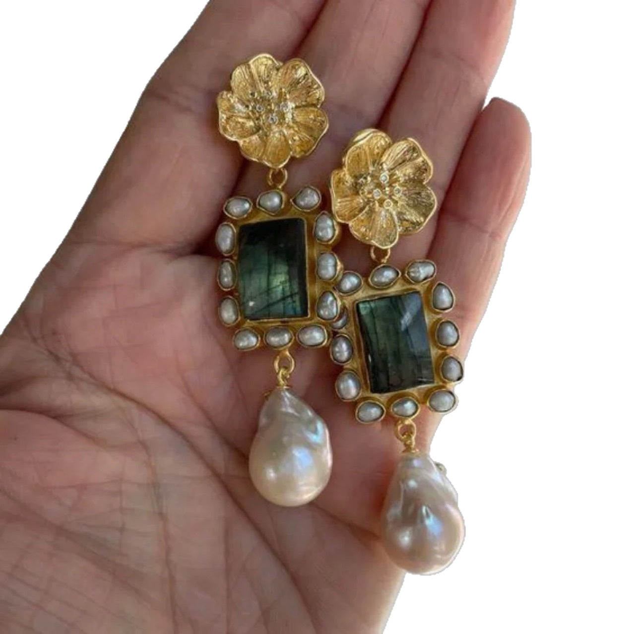Vintage Handmade Pearl Earring