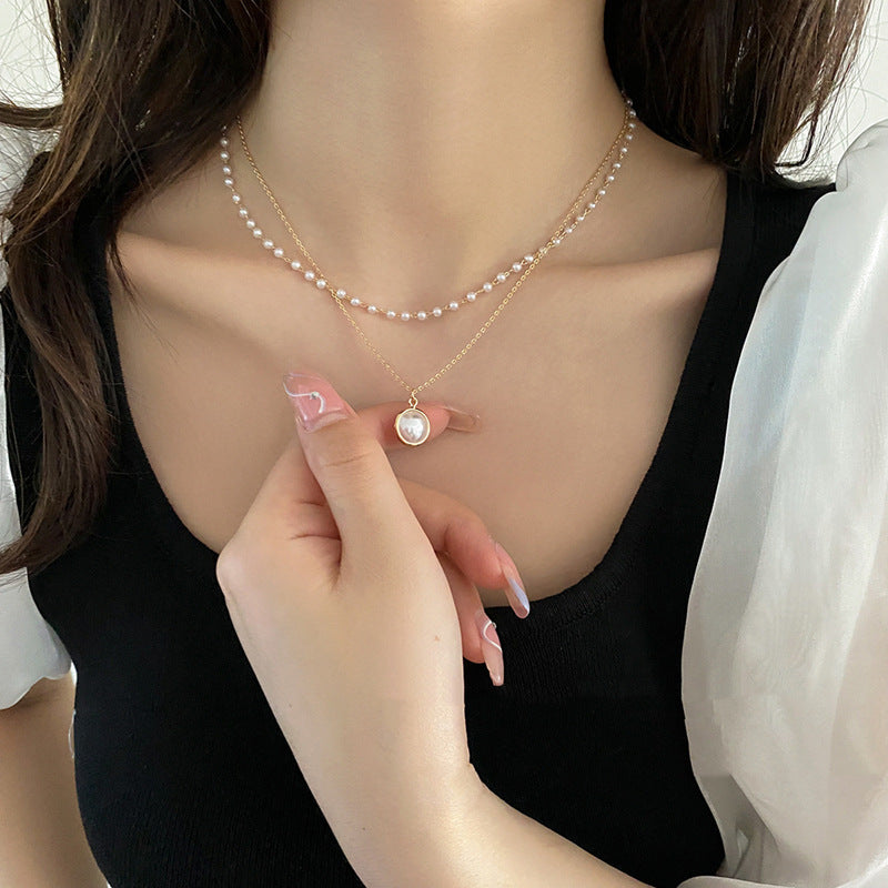 Vintage Handmade Pearl Necklace