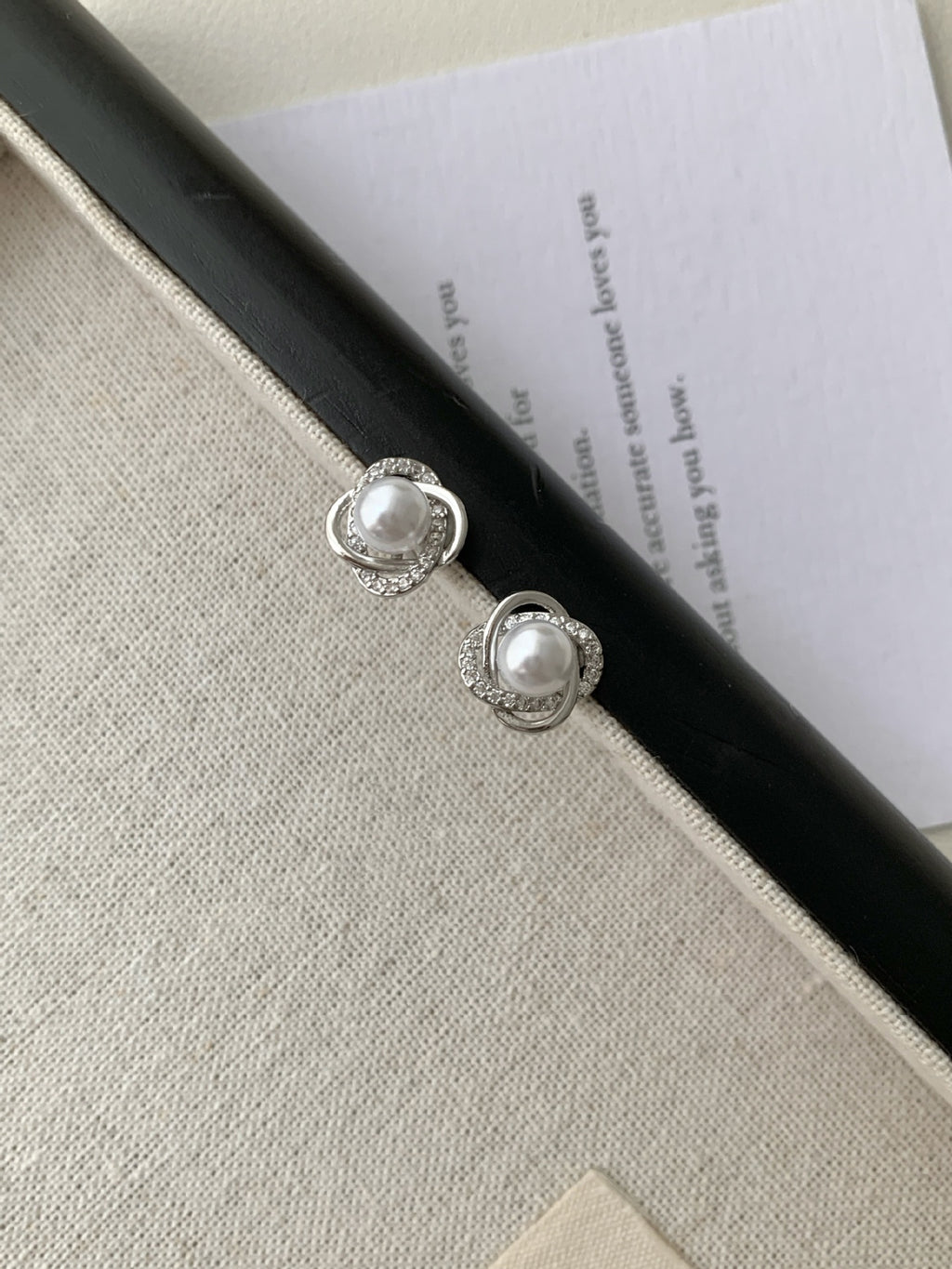Delicate Artisan Pearl Earring