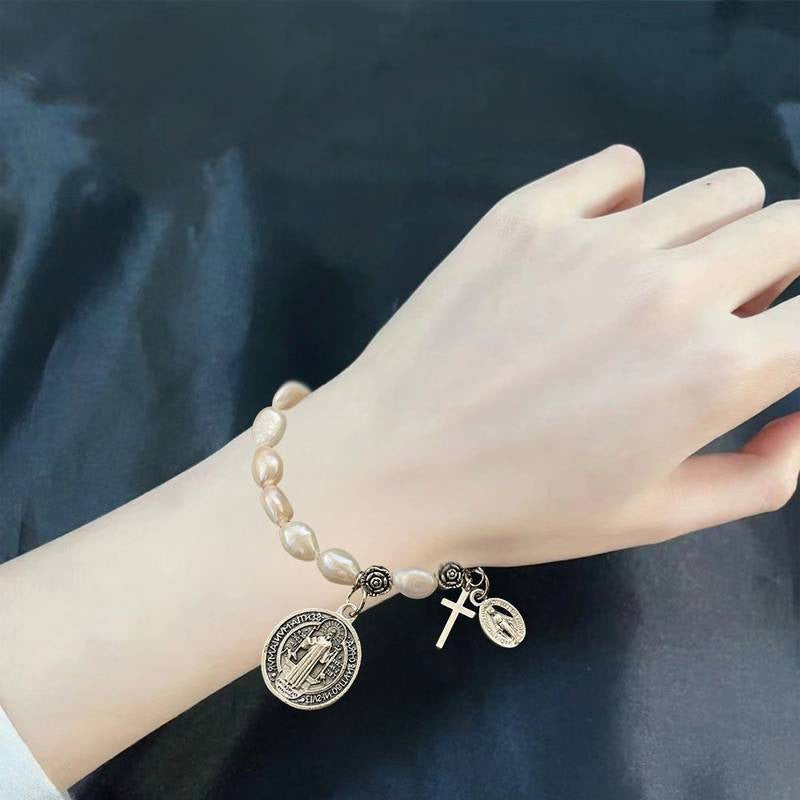 Vintage Handmade Pearl Bracelet