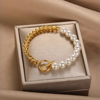 Vintage Handmade Pearl Bracelet