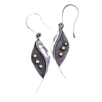 Delicate Artisan Gold Earring