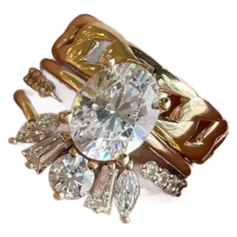 Delicate Artisan Gold Ring