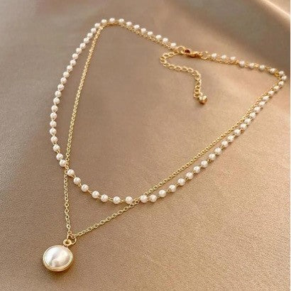 Vintage Handmade Pearl Necklace