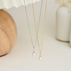 Delicate Artisan Pearl Necklace