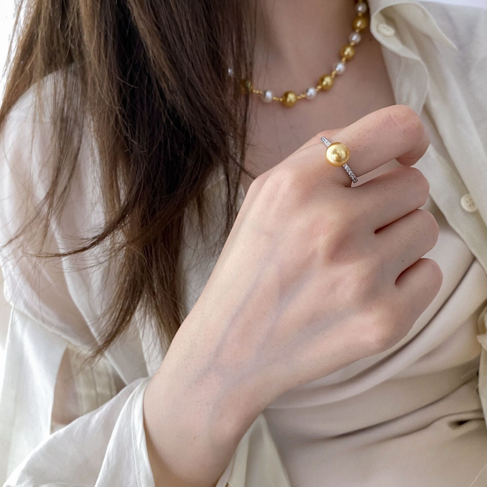 Charming Pearl Ring for Any Occasion