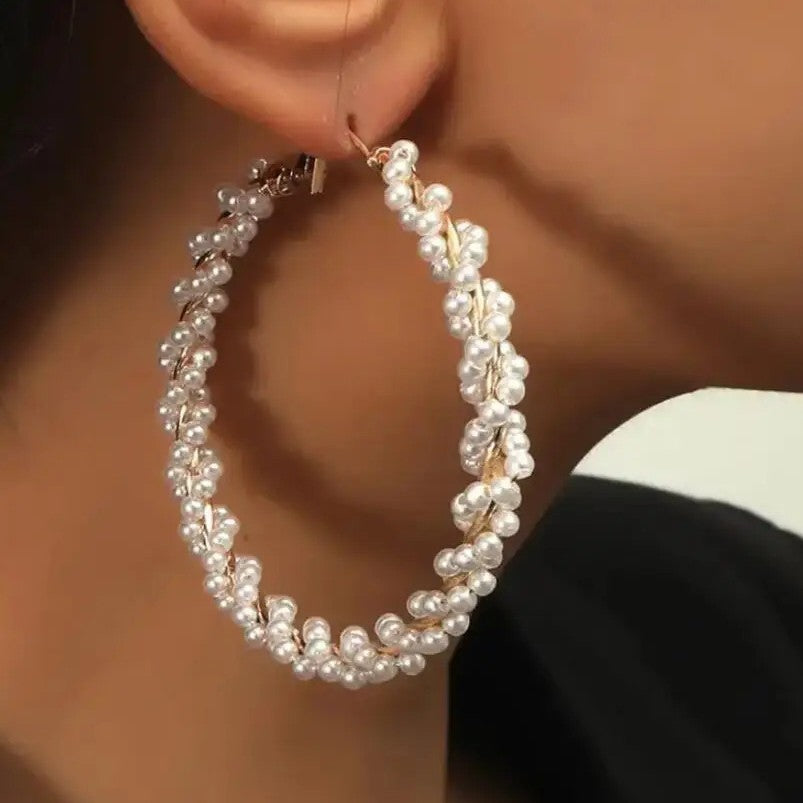 Delicate Artisan Pearl Earring