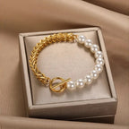 Vintage Handmade Pearl Bracelet