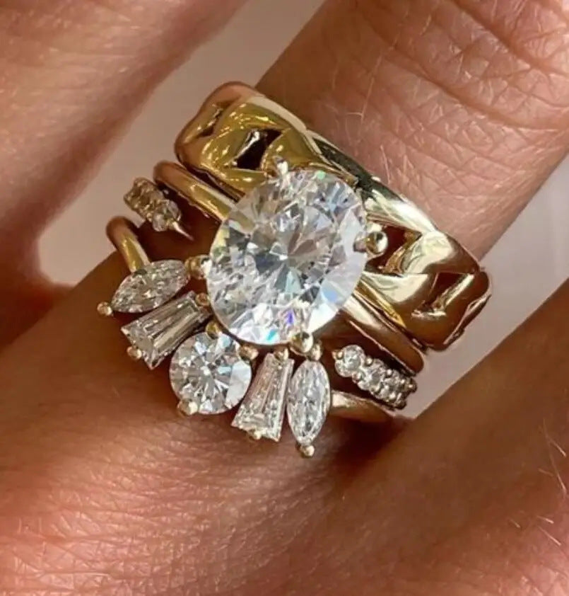 Delicate Artisan Gold Ring