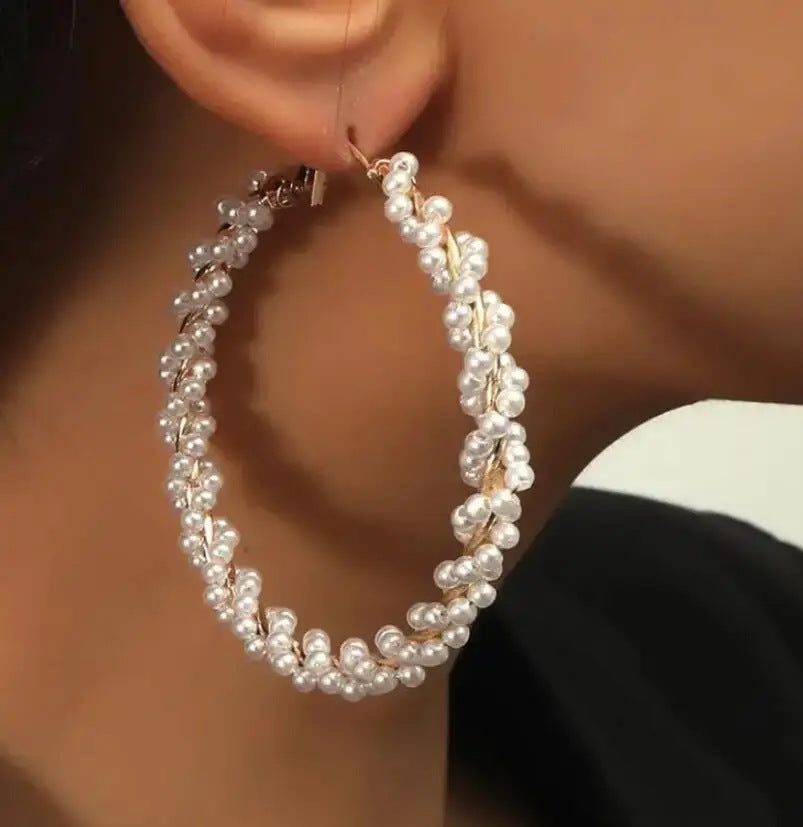 Delicate Artisan Pearl Earring