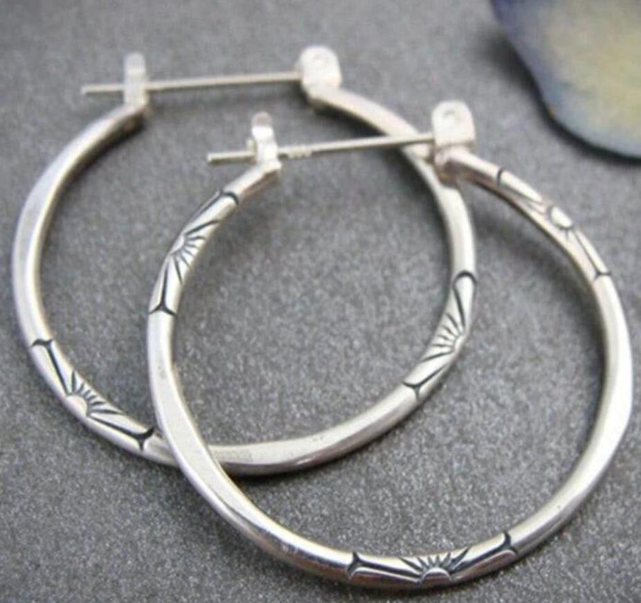 Delicate Artisan Silver Earring