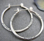 Delicate Artisan Silver Earring