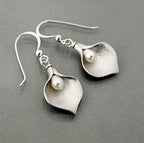 Delicate Artisan Pearl Earring