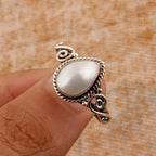 Delicate Artisan Pearl Ring