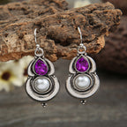 Delicate Artisan Pearl Earring